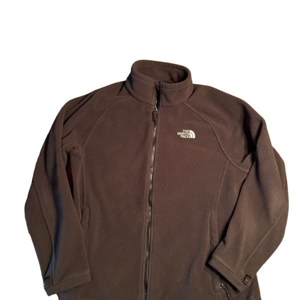 North Face Jacket Large Fleece Hiking Trail Zip Up Coat